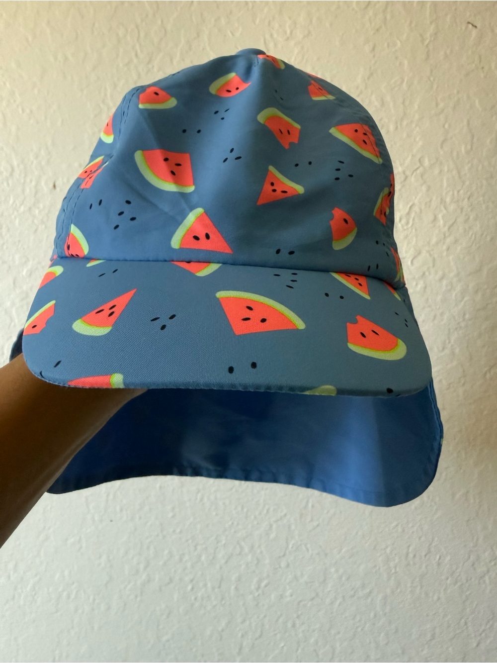 CAT AND JACK Baby Sun Hat with Watermelon Print - Blue
